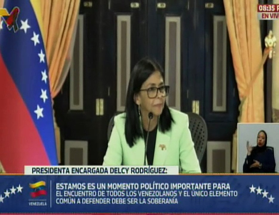 Presidenta Encargada Rodríguez: Llevamos en nuestra sangre la sangre de nuestro Padre Libertador