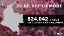 Coronavirus en Colombia: nuevos casos y muertes, septiembre 29