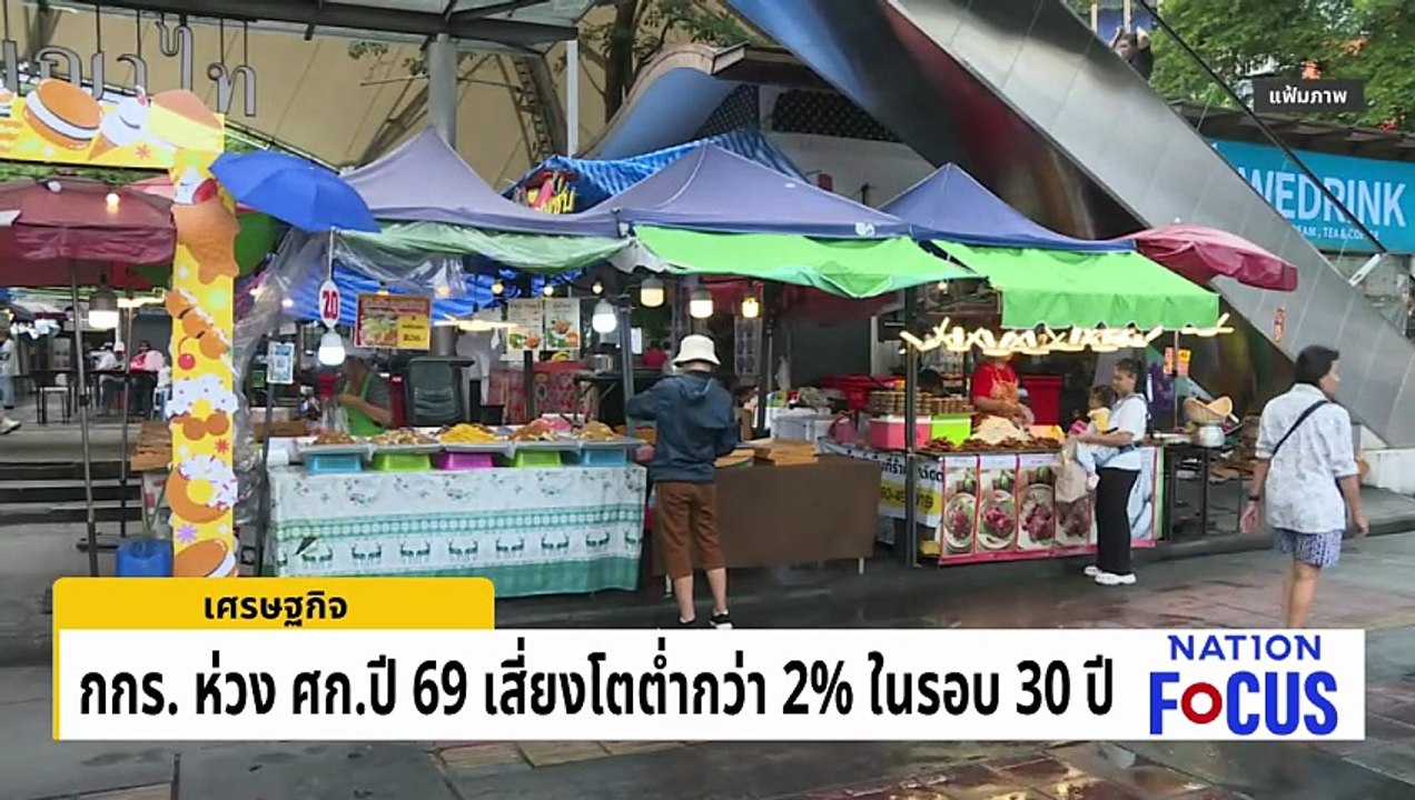 กกร. ห่วงศก.ปี 69 เสี่ยงโตต่ำ รอบ 30 ปี | เนชั่นโฟกัส | 8 ม.ค. 69 | PART 2