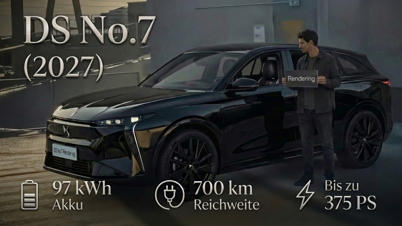 258 bis 375 PS? Was kann der vollelektrische DS No.7?
