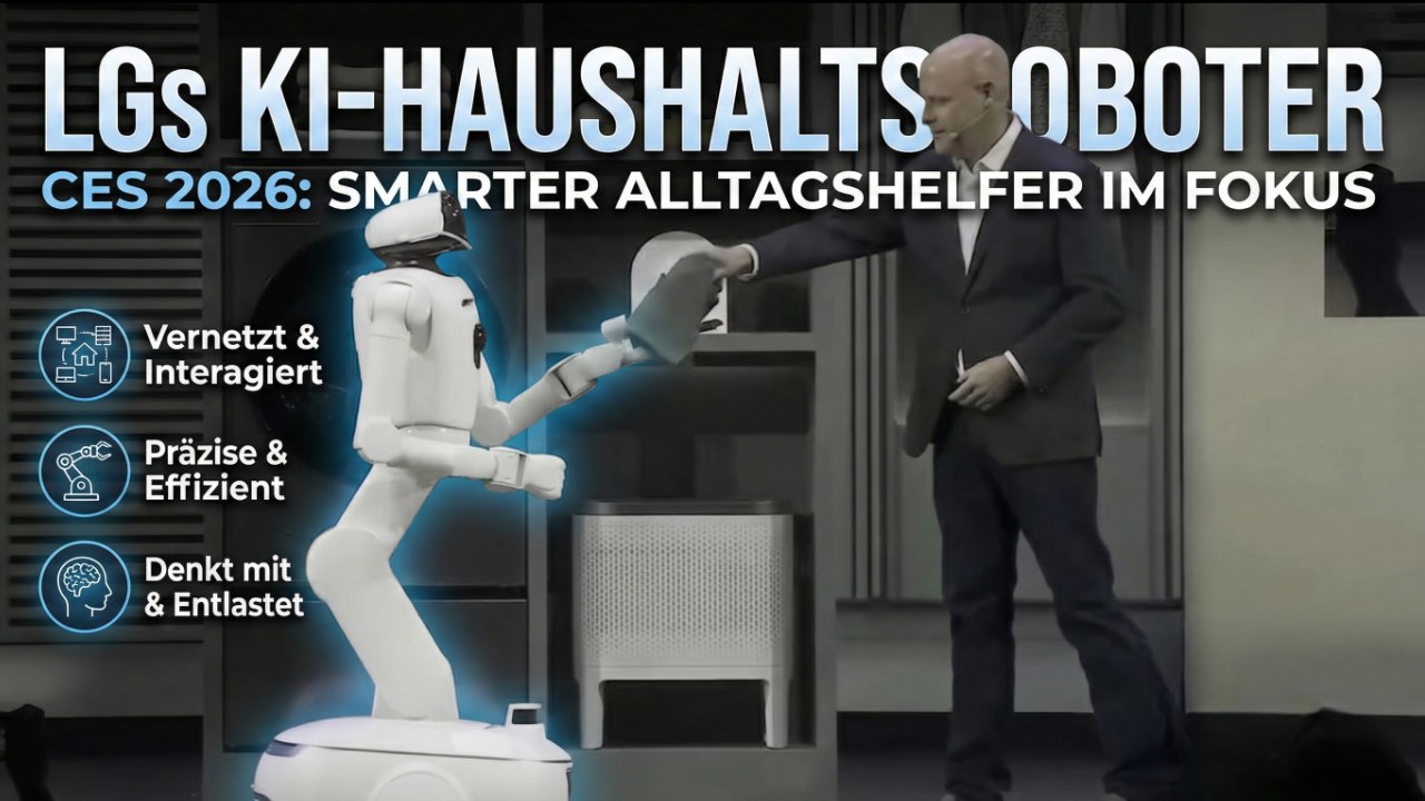 LGs Haushaltsroboter interagiert mit Geräten & denkt mit