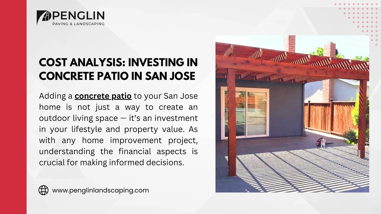 Cost Analysis Investing in a Concrete Patio in San Jose