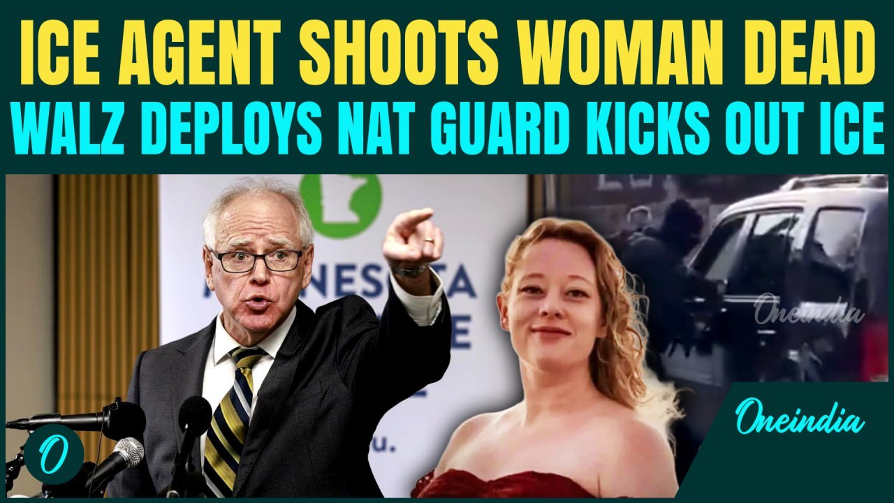 Moment ICE Agent KILLS Minneapolis Woman on Cam |Walz Prepares State National Guard to ARREST Agent?