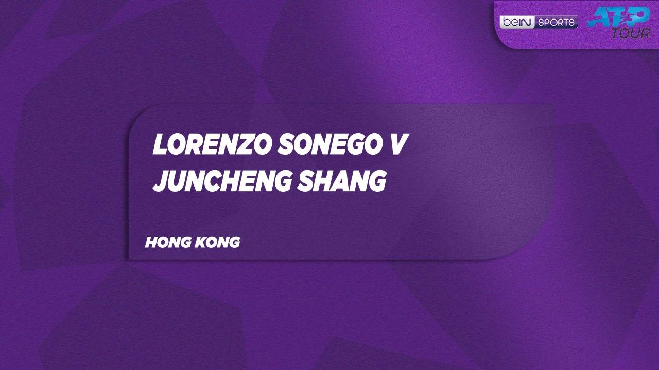 L. Sonego vs. J. Shang Match Highlights Hong Ko...