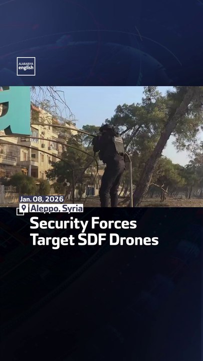 Security Forces Target SDF Drones