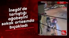İnegöl’de tartıştığı ağabeyini sokak ortasında bıçakladı