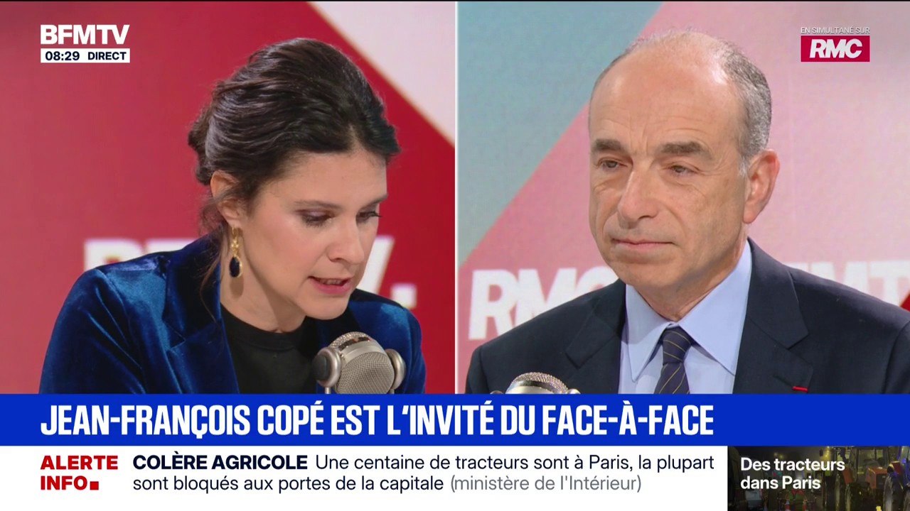 Jean-François Copé, maire LR de Meaux, "comprend" l'inquiétude des agriculteurs mais "ne cautionne pas" les blocages