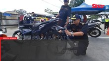 Motosikal tiada brek belakang paling bahaya