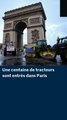 Une centaine de tracteurs sont entrés dans Paris