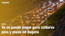 Ya se puede pagar para saltarse pico y placa en Bogotá | Pulzo