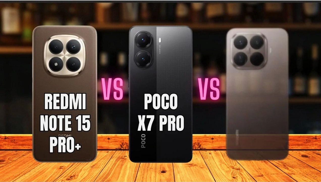 Xiaomi 15T Pro vs Redmi Note 15 Pro Plus vs Poco X7 Pro – Full Specs Comparison!