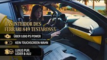 Luxus pur im Ferrari 849 Testarossa: Leder, Alu & digitale Features