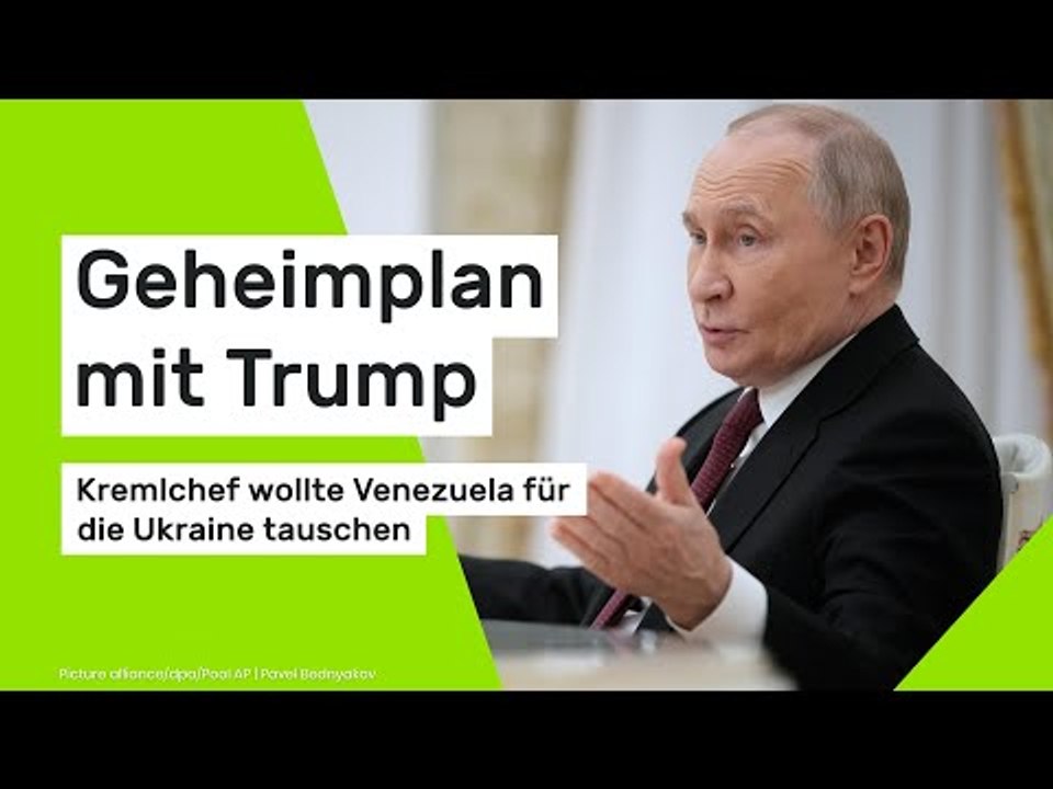 Geheimplan mit Trump - Kremlchef wollte Venezuela für die Ukraine tauschen