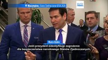 Rubio powiedział, że planuje spotkać się z duńskimi urzędnikami w przyszłym tygodniu, aby porozmawiać o zainteresowaniu USA Grenlandią