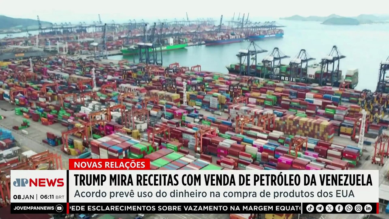 Trump diz que Venezuela usará receita do petróleo para comprar produtos dos EUA