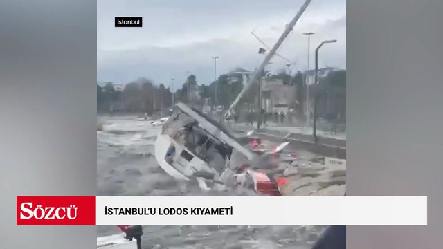 İstanbul'da lodos kıyameti