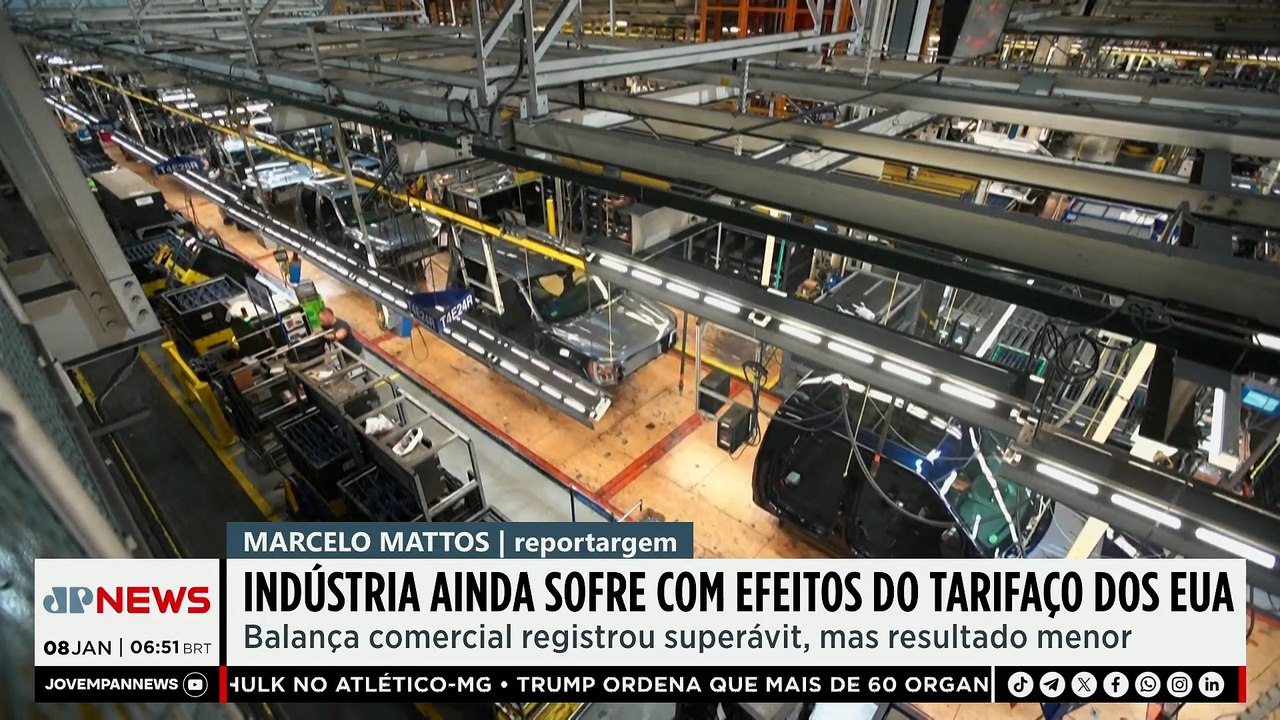 Indústria brasileira ainda sente efeitos do tarifaço dos EUA