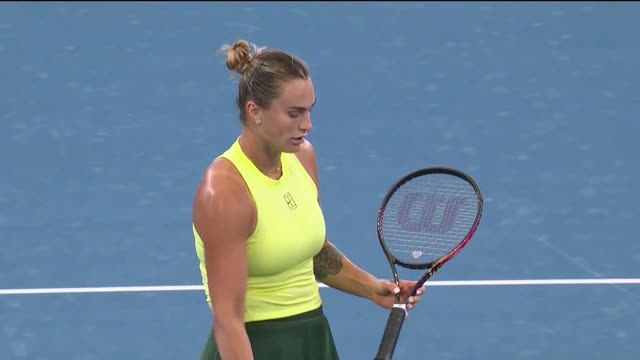 Brisbane - Sabalenka sans trembler face à Cirstea