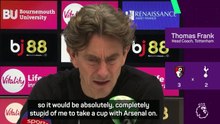 Frank furious over Arsenal cup fiasco in Spurs' defeat to Bournemouth