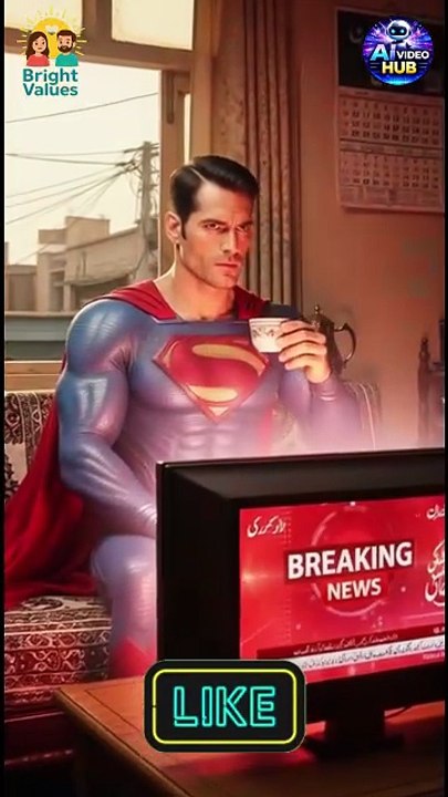 Superman vs Dangerous Robot