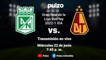 Atlético Nacional vs. Deportes Tolima: narración en vivo | Pulzo