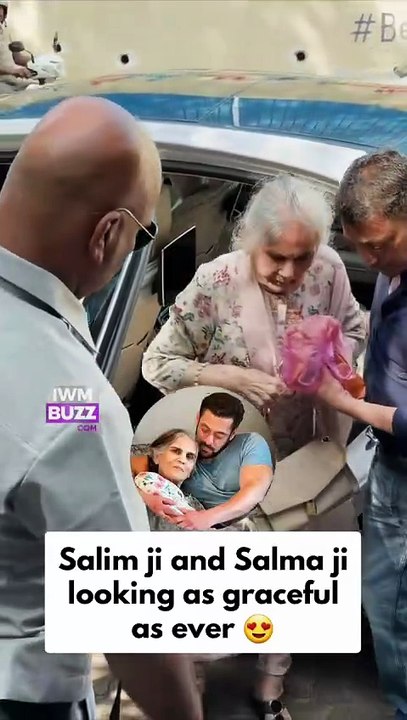 Salman Khan's parents Salim Khan and Salma Khan spotted together in Bandra