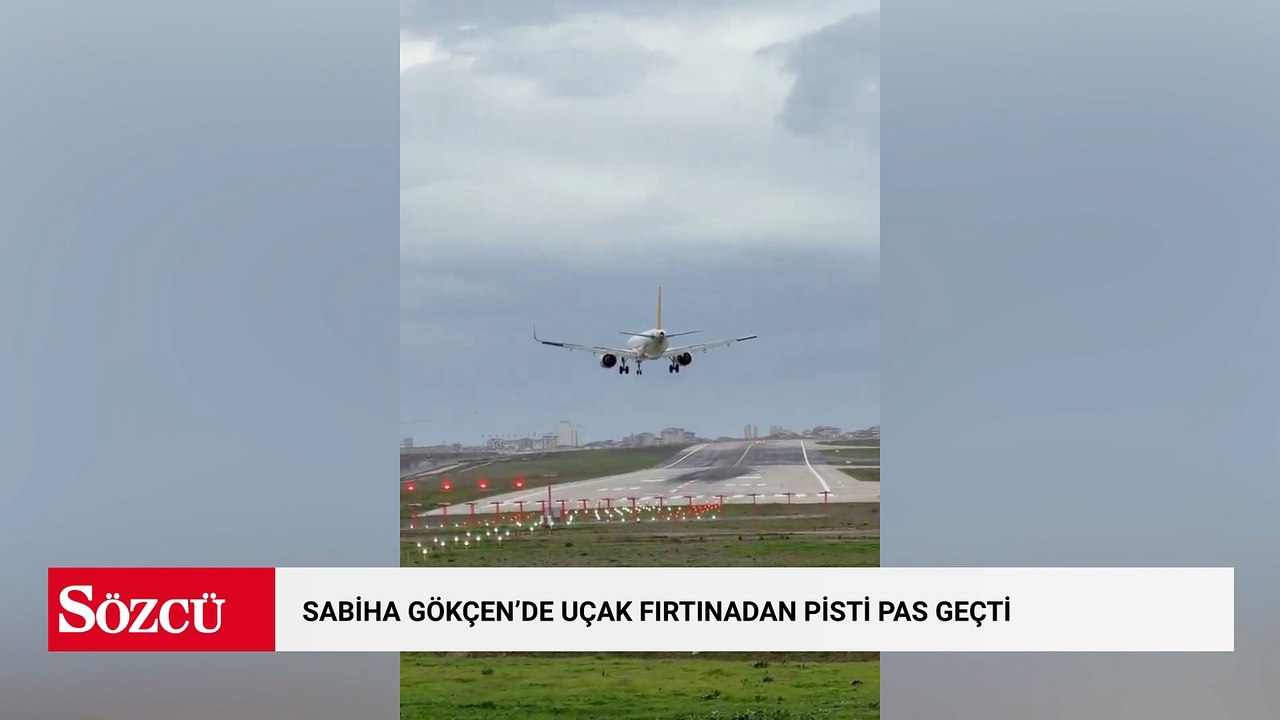 Sabiha Gökçen Havalimanı’nda hava trafiğine lodos engeli