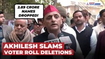 Akhilesh Yadav Slams UP Voter Roll Deletions, BJP, EC Amid 2.89 Crore Names Dropped