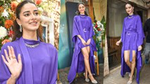 Tanishq Festival Of Diamonds: Ananya Panday's Pretty Purple Promising Avatar | Mumbai