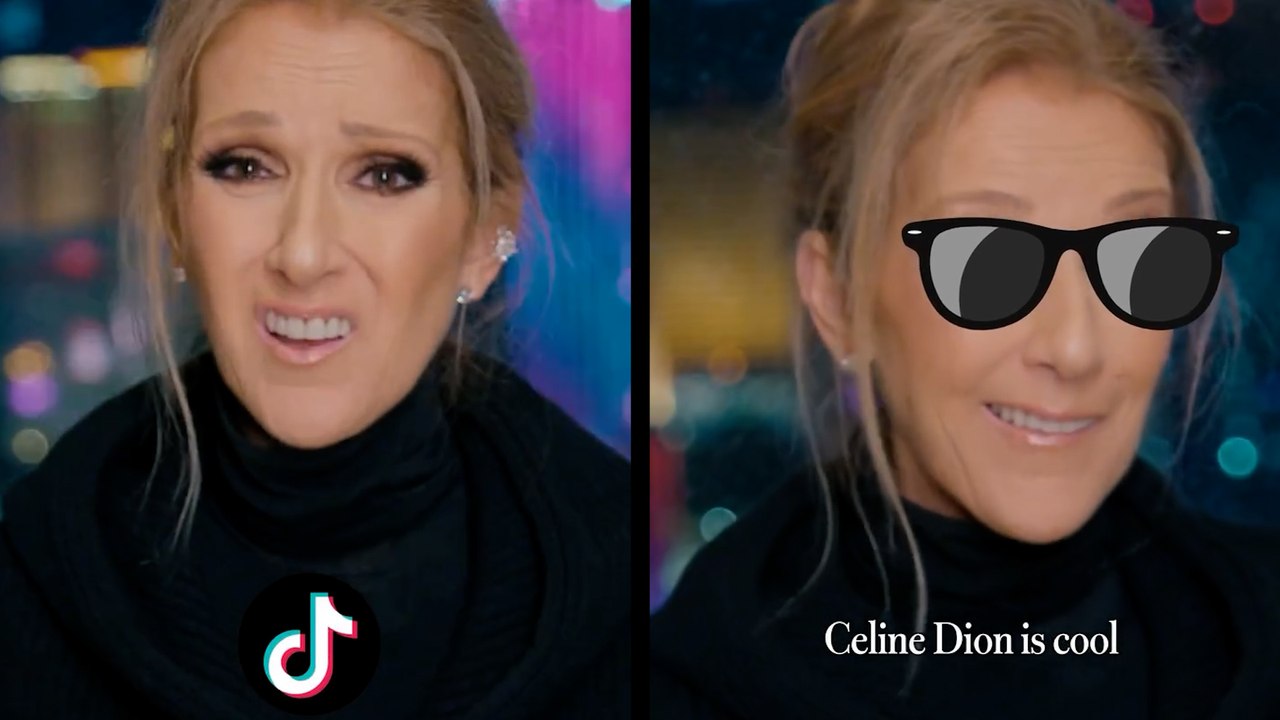 Celine Dion se calza un chándal para estrenarse en TikTok: "¿Cuántos años tengo?"