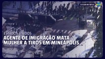 Mulher é morta por agente migratório nos EUA em Mineápolis