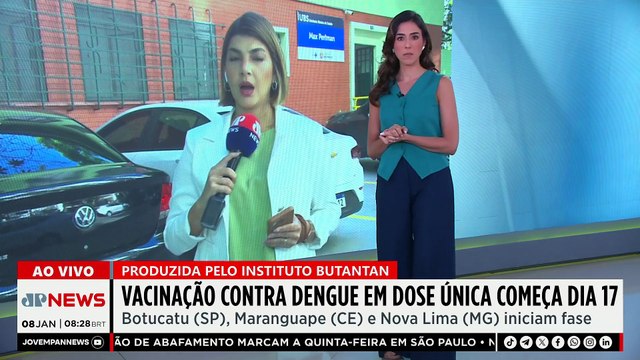 Aplicação da vacina da dengue do Butantan começará a partir de 17 de janeiro