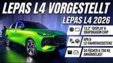 Das ist der 2026 Lepas L4 – Smart Series Debüt von Chery