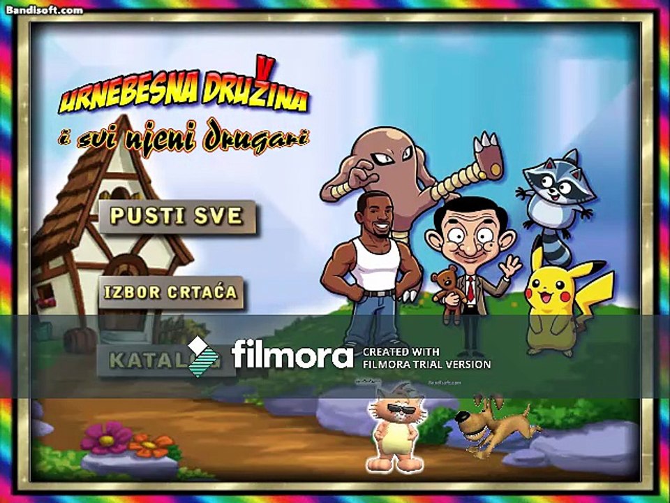 Urnebesna družina i svi njeni drugari DVD Menu Srpski Continental Film Junior 2010