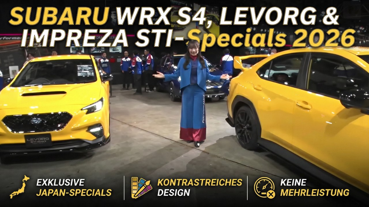 Impreza, WRX & Levorg: Subarus sportliche Japan-Specials!