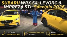 Impreza, WRX & Levorg: Subarus sportliche Japan-Specials!