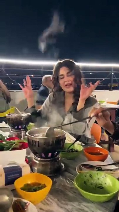 When a beautiful ladies enjoying Party