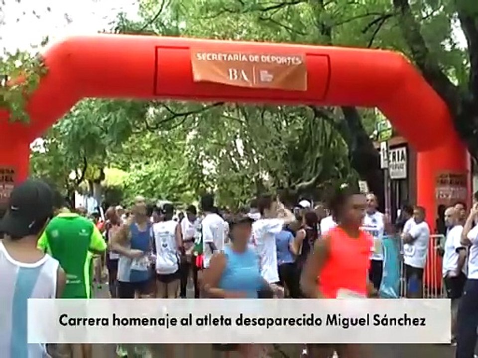 Carrera homenaje al atleta desaparecido Miguel Sánchez