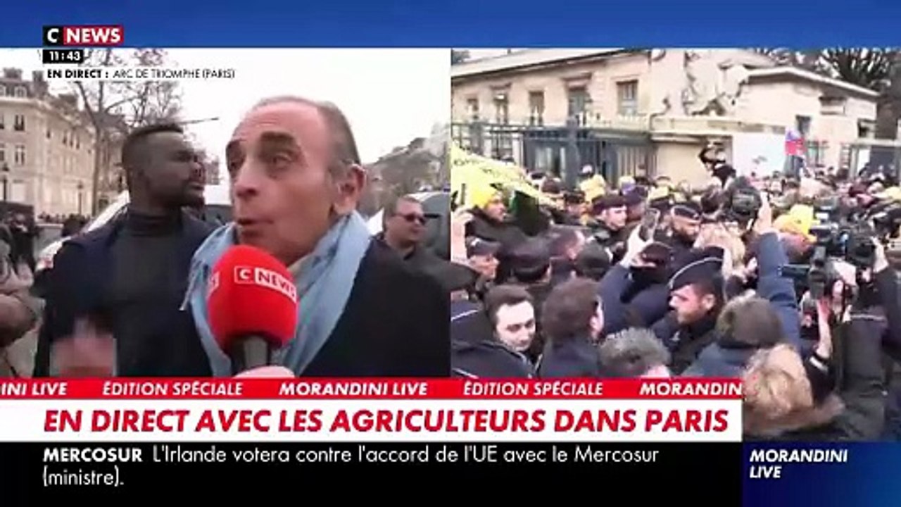 Éric Zemmour dans #MorandiniLive : «On ne produit plus car la Commission européenne veut transformer les agriculteurs en jardiniers de l'écologie, le gouvernement français ne se bat plus pour les agriculteurs, parce qu'il y a trop de normes, de charges»