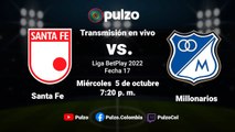 🔴 EN VIVO: Independiente Santa fe vs Millonarios | Fútbol profesional colombiano | Pulzo
