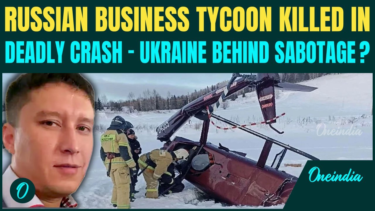 Russian Tycoon’s Helicopter Crash BREAKING: Ukraine Sabotage Suspected? Moment of Death Captured