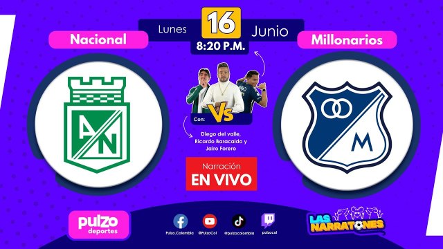 🔴EN VIVO: Atlético Nacional vs Millonarios | HOY 8:20 PM Cuadrangulares Liga BetPlay 2025