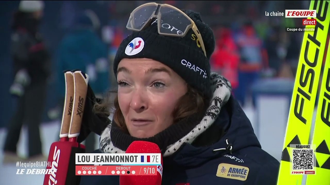 « Faire de la pub non autorisée, c’est passible de disqualification » : Lou Jeanmonnot revient sur sa frayeur à Oberhof - Biathlon - Coupe du monde (F)