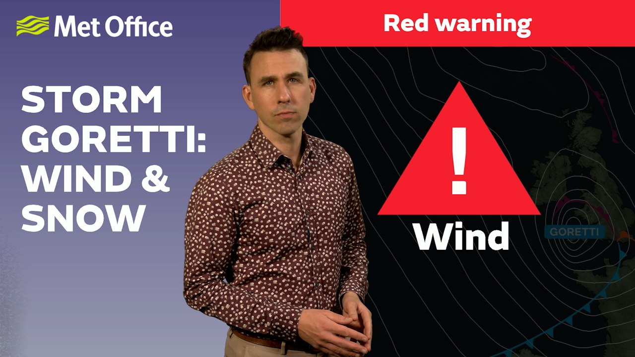 08/01/2026 – Dangerous winds, snow disruption – Met Office weather forecast UK