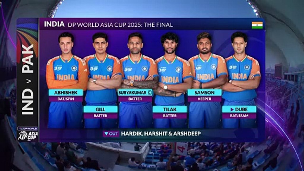 Final   India vs Pakistan   DP World Asia Cup 2025