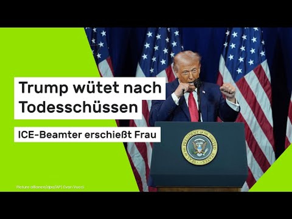 Trump wütet nach Todesschüssen: ICE-Beamter erschießt Frau
