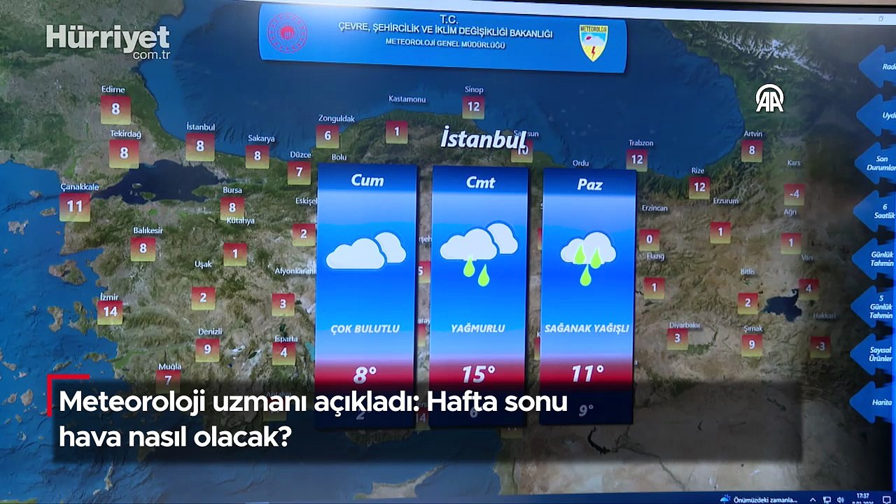 Meteoroloji uzmanı açıkladı: Hafta sonu yurtta hava nasıl olacak?