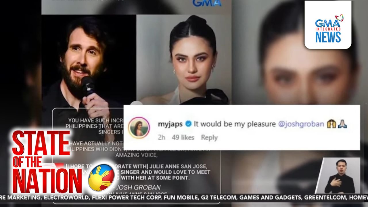 Josh Groban, gustong maka-collab si Julie Anne San Jose | SONA