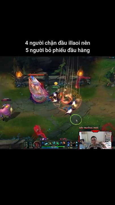 4 người chặn đầu illaoi nên 5 người bỏ phiếu đầu hàng #illaoi #mundo #lienminhhuyenthoai #leagueoflegends #knightriseky