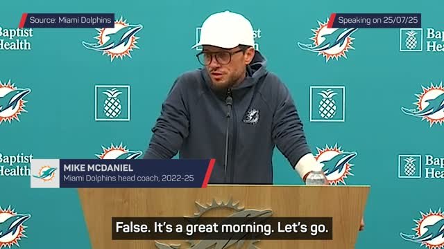 Was this Mike McDaniel's most iconic moment in Miami?
